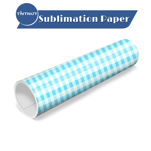 Tintnut Colored Plaid Sublimation Pattern Transfer Paper,Plaid Sublimation Transfer Sheets Compatible with ALL Machine and Easy to use Weed.