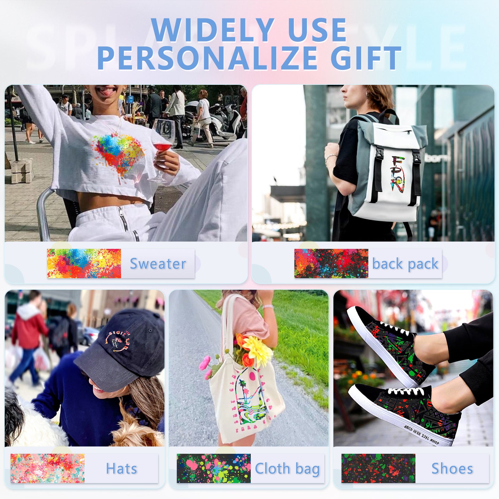 Tintnut Pink Ribbon HTV Heat Transfer Vinyl - 10 Sheets 12