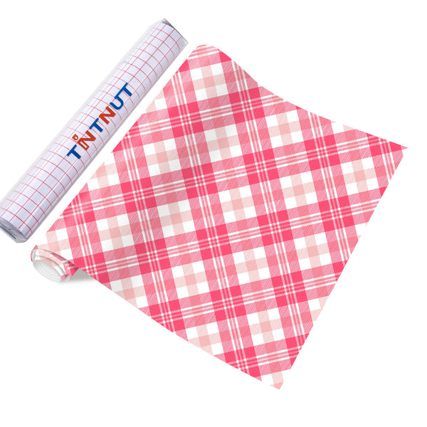 Tintnut Heart Pattern Love sequin Prints Outdoor Vinyl Compatible with Cricut or Silhouette for Decor Self Sticker