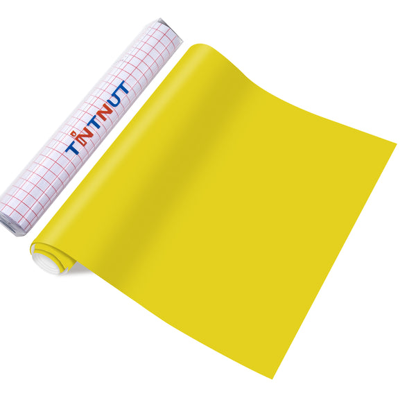 Tintnut Solid Color Permanent Vinyl,Multicolored Permanent Adhesive Vinyl Compatible with Cricut Machine,Home Decor Self Sticker