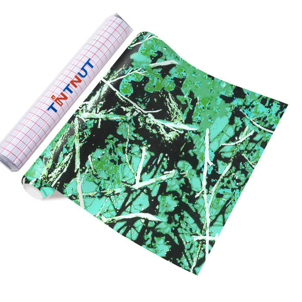 Tintnut Leaves Pattern Permanent Vinyl Tree Adhesive Vinyl Sheets Self Sticker Water Proofing Vinyl