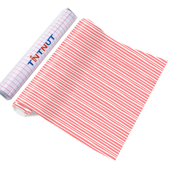 Tintnut Boho Style Patterned Permanent Vinyl,Rainbow Stripe Patterned Permanent Adhesive Vinyl,Compatible with Cricut or Silhouette