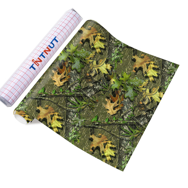 Tintnut Leave Pattern Permanent Vinyl Forest Adhesive Vinyl Sheets Self Sticker Water Proofing Vinyl