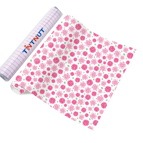 Tintnut Nurse Permanen Vinyl,Hospital Theme Patterned Permanent Adhesive Vinyl for Cutting Machine,Home Decor Self Sticker