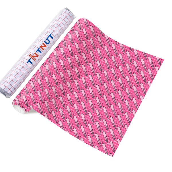 Tintnut Nurse Permanent Adhesive Vinyl,Hospital Theme Patterned Permanent Vinyl for Cutting Machine,Waterproof Vinyl for Home Decor Self Sticker