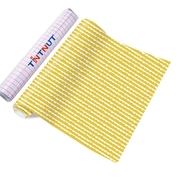 Tintnut Democracy Design Patterned Permanent Vinyl,Rainbow Stripe Patterned Permanent Adhesive Vinyl,Compatible with Cricut or Silhouette