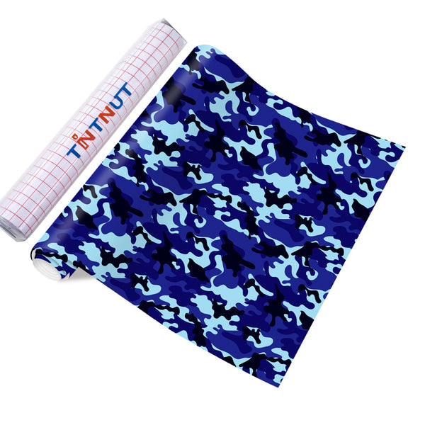 Tintnut Army Style Permanent Vinyl，Camouflage Color Adhesive Vinyl  Compatible with Cricut Machine,Self Sticker Water proofing Vinyl