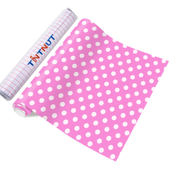Tintnut Plaid Pattern Permanent Vinyl,Permanent Adhesive Vinyl for Cutting Machine,Home Decor Self Sticker