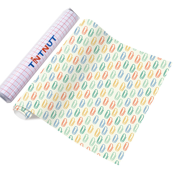 Tintnut Teachers Kindergarten Patterned Permanent Adhesive Vinyl,School Patterned Permanent Vinyl for Cutting Machine,Home Decor Self Sticker
