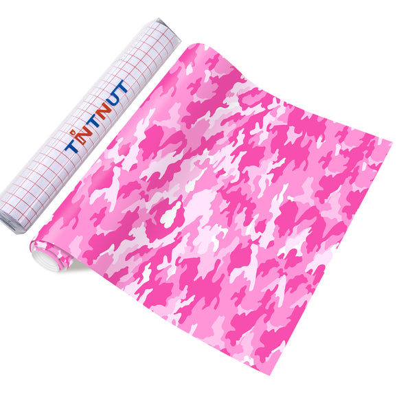 Tintnut Plaid Pattern Permanent Adhesive Vinyl,Permanent Vinyl for Cutting Machine,Self Sticker Water proofing Vinyl