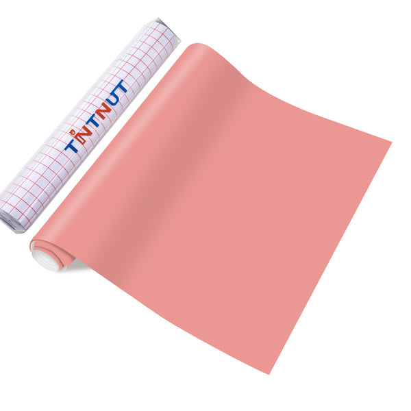 Tintnut Pink Permanent Vinyl Peach Adhesive Vinyl Sheets Pink Self Sticker Water Proofing Vinyl