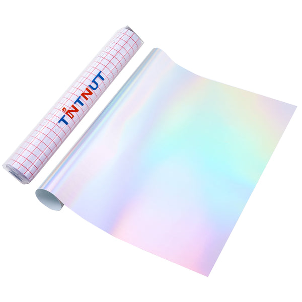 Tintnut Colorful Soft Metal Permanent Vinyl,Multicolored Permanent Adhesive Vinyl Compatible with Cricut Machine,Waterproof Material for DIY
