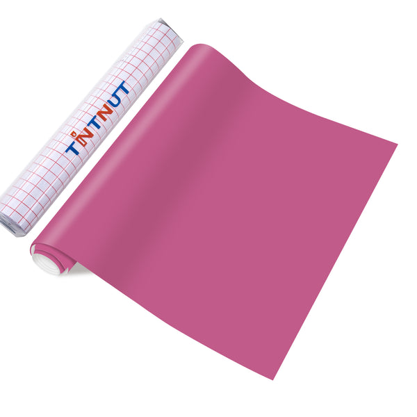 Tintnut Pink Permanent Vinyl Amaranth Adhesive Vinyl Sheets Pink Self Sticker Water Proofing Vinyl