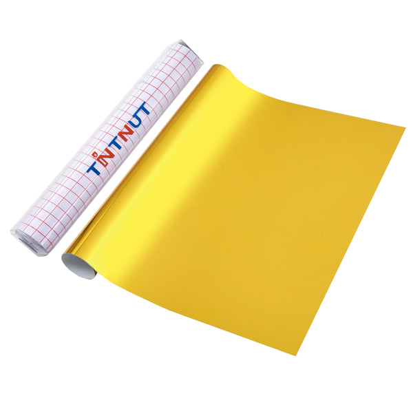 Tintnut Colorful Soft Metal Permanent Vinyl,Multicolored Permanent Adhesive Vinyl for Cutting Machine,Self Sticker Water proofing Vinyl