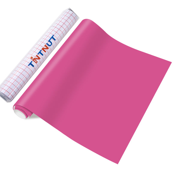 Tintnut Pink Permanent Vinyl Bright Pink Adhesive Vinyl Sheets Pink Self Sticker Water Proofing Vinyl