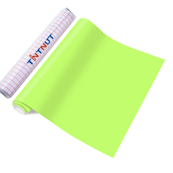 Tintnut Green Permanent Vinyl Bright Green Adhesive Vinyl Waterproof Vinyl