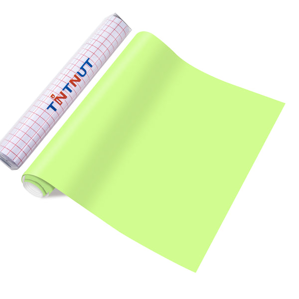 Tintnut Boho Permanent Vinyl Lunar Green Adhesive Vinyl Sheets Neon Self Sticker Waterproof Vinyl