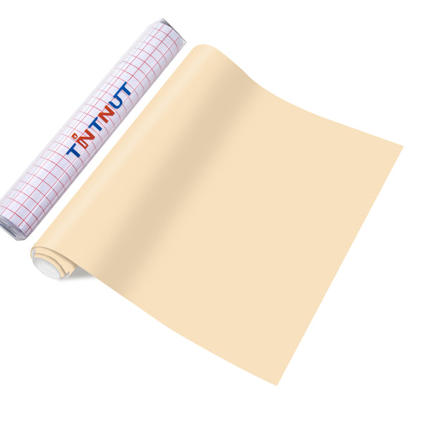 Tintnut Boho Permanent Vinyl Light Orange Adhesive Vinyl Sheets Orange Self Sticker Water proofing Vinyl