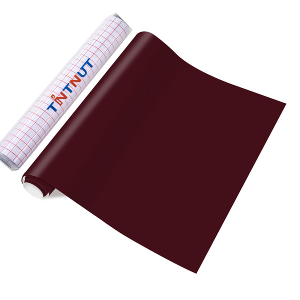 Tintnut Merlot Color Permanent Adhesive Vinyl  Fall Adhesive Vinyl Sheets Self Sticker Water proofing Vinyl
