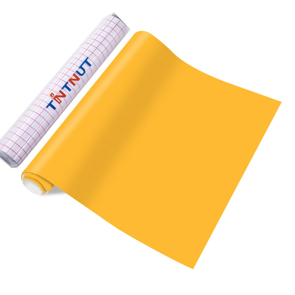Tintnut Gold Color Permanent Adhesive Vinyl  Fall Adhesive Vinyl Sheets Self Sticker Water proofing Vinyl
