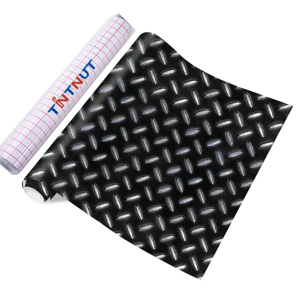 Tintnut Grey Permanent Vinyl, Metal Plate Adhesive Vinyl Permanent Outdoor Vinyl for Cutting Machine, Self Sticker Water proofing Vinyl