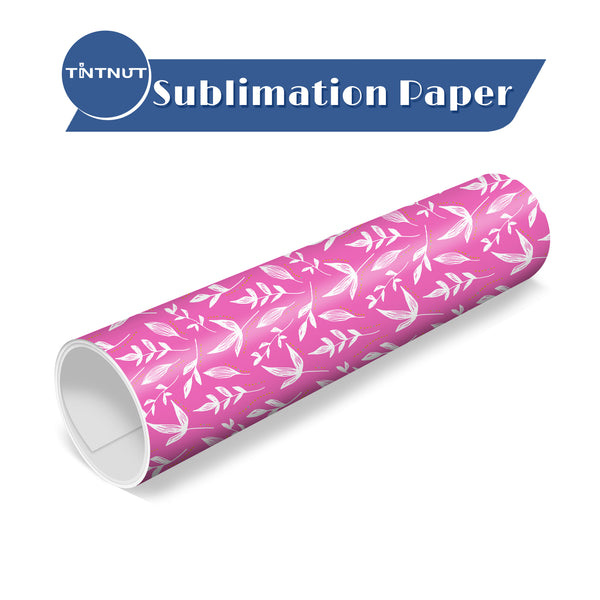 Tintnut Pink Plaid Pattern Sublimation Transfer Paper,Sublimation Transfer Sheets Compatible with ALL Machine and Easy to use Weed.