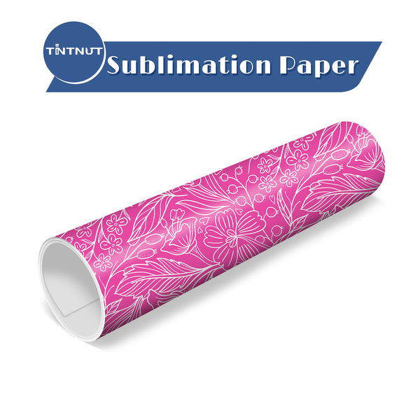 Tintnut Pink Plaid Pattern Sublimation Transfer Paper,Sublimation Transfer Sheets Compatible with ALL Machine and Easy to use Transfer.