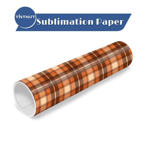 Tintnut Fall Classic Color Sublimation Transfer Paper,Pumpkin Pattern Sublimation Transfer Sheets Compatible with ALL Machine and Easy to use Weed.