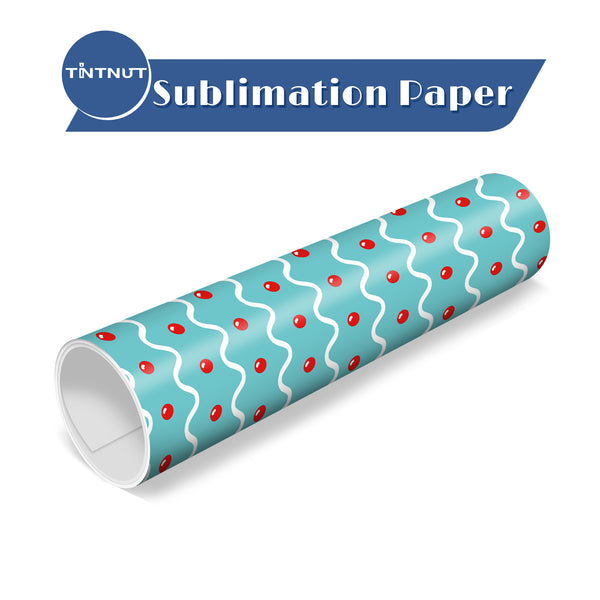 Tintnut Chrismas Sublimation Ink Transfer Sheets，Cookies Pattern Sublimation Transfer Paper Compatible with ALL Machine and Easy to use Weed.