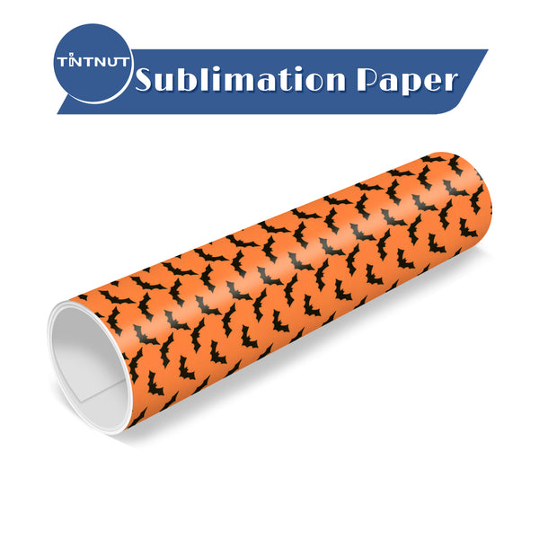 Tintnut Halloween Sublimation Ink Transfer Sheets，Classic Pattern Sublimation Transfer Paper Compatible with ALL Machine