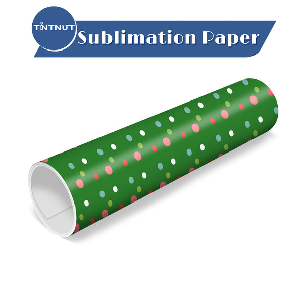 Tintnut Christmas Sublimation Ink Transfer Sheets,Rainbow Pattern Sublimation Transfer Paper Compatible with Cricut for DIY Mugs,T-Shirts and Easy to use Weed.