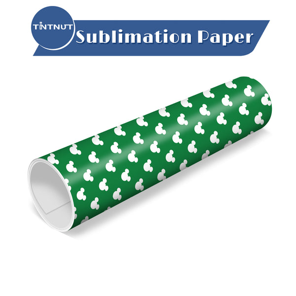 Tintnut Christmas Sublimation Transfer Paper,Rainbow Pattern Sublimation Ink Transfer Sheets Compatible with ALL Machine and Easy to use Transfer.