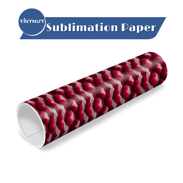 Tintnut Valentine's Day Sublimation Transfer Paper,Heart Pattern Sublimation Ink Transfer Sheets Compatible with ALL Machine and Easy to use Transfer.