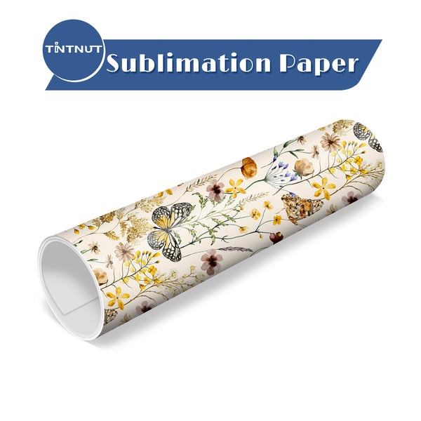 Tintnut Fall Sublimation Ink Transfer Sheets,Sublimation Pattern Transfer Paper Compatible with ALL Machine and Easy to use Transfer.