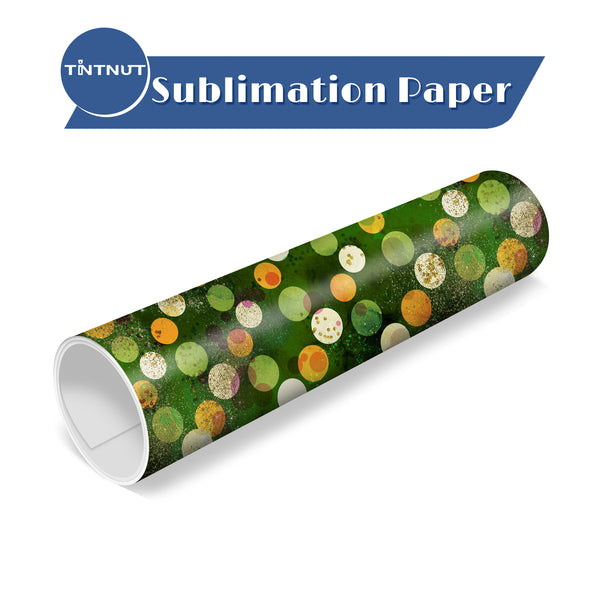 Tintnut Four-leaf Clover Sublimation Transfer Paper,Green Sublimation Transfer Sheets Compatible with Cricut for DIY Mugs,T-Shirts and Easy to use Transfer