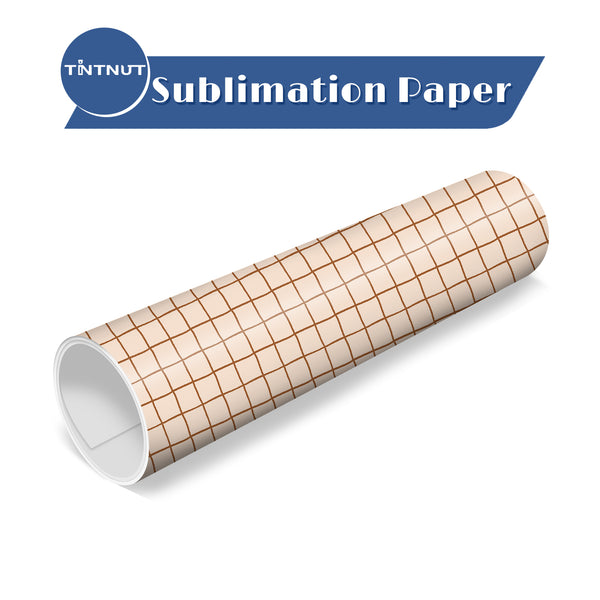 Tintnut Fall Sublimation Pattern Transfer Paper,Brown Fall Sublimation Transfer Sheets Compatible with ALL Machine and Easy to use Transfer.
