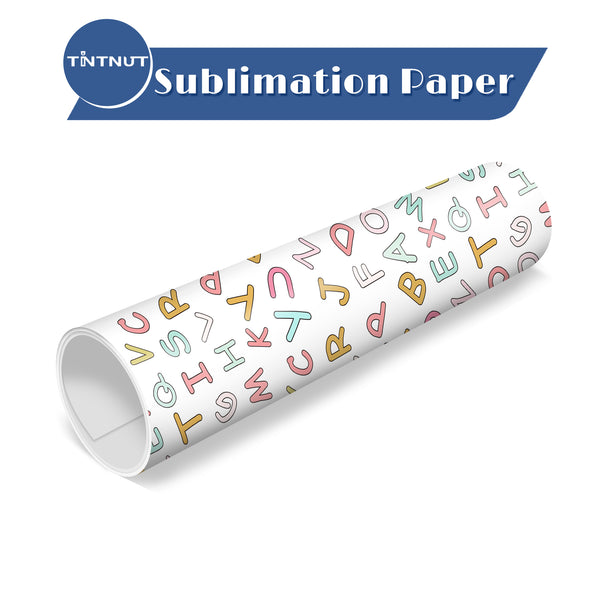 Tintnut Teachers' Day Pattern Sublimation Ink Transfer Sheets,Colorful Letters Sublimation Transfer Paper Compatible with Cricut for DIY Mugs,T-Shirts and Easy to use Transfer.