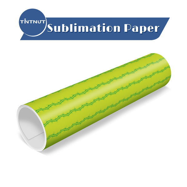 Tintnut Mexican Classic Sublimation Transfer Paper,Green Striped Sublimation Transfer Sheets Compatible with Cricut for DIY Mugs,T-Shirts and Easy to use Transfer.