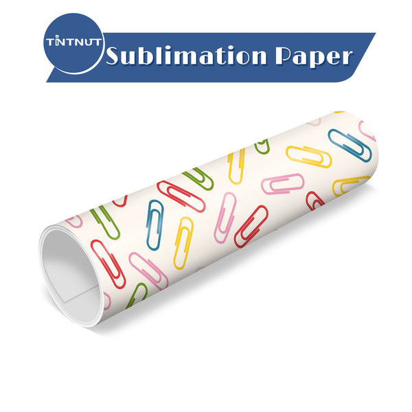 Tintnut Teachers' Day Pattern Sublimation Ink Transfer Sheets,Colored Paper Clips Sublimation Transfer Paper Compatible with Cricut for DIY Mugs,T-Shirts and Easy to use Transfer.