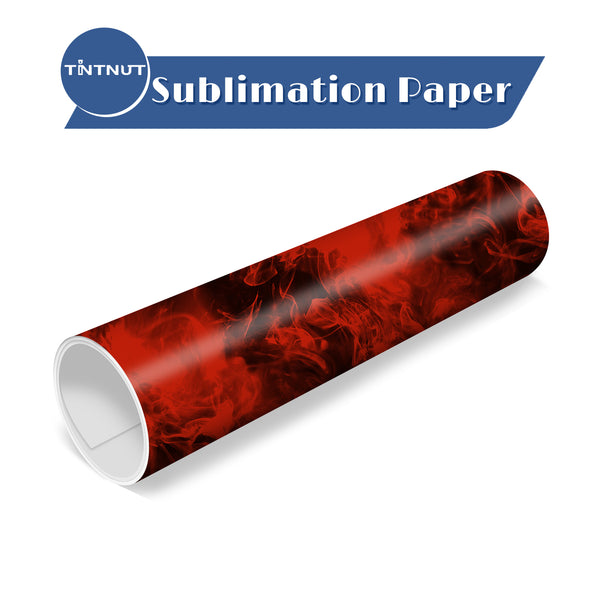 Tintnut Flame Pattern Sublimation Ink Transfer Sheets,Colorful Sublimation Transfer Paper Compatible with Cricut for DIY Mugs,T-Shirts and Easy to use Transfer.