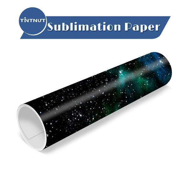 Tintnut Watercolor Sky Sublimation Transfer Paper，Colorful Green Sublimation Transfer Sheets Compatible with ALL Machine and Easy to use Transfer