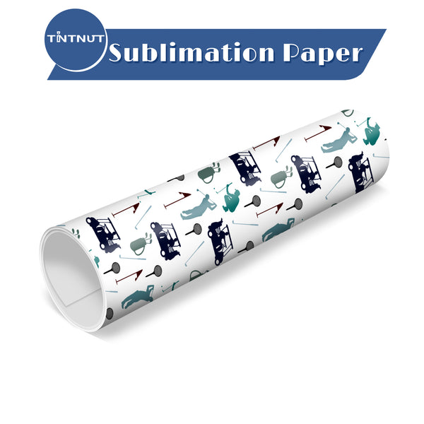 Tintnut Golf Sublimation Ink Transfer Sheets,Golf Pattern Sublimation Transfer Paper Compatible with Cricut for DIY Mugs,T-Shirts and Easy to use Transfer.