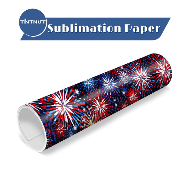 Tintnut American Flag Pattern Sublimation Ink Transfer Sheets,Leopard Flag Sublimation Transfer Paper Compatible with Cricut for DIY Mugs,T-Shirts and Easy to use Transfer.
