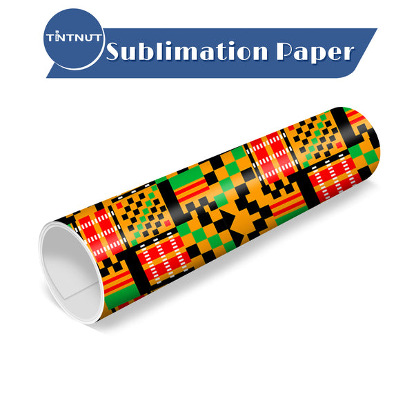 Tintnut African characteristic patterns Sublimation Transfer Paper,Sublimation Transfer Sheets Compatible with ALL Machine and Easy to use Weed.
