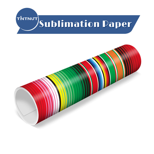 Tintnut Mexican Lines Sublimation Transfer Paper,Lines Pattern Sublimation Transfer Sheets Compatible with ALL Machine and Easy to use Weed.