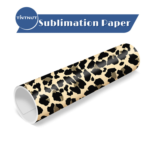 Tintnut Leopard Print Pattern Sublimation Ink Transfer Sheets,Leopard Pattern Sublimation Transfer Paper Compatible with ALL Machine and Easy to use Transfer.