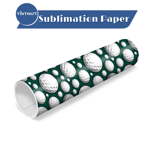 Tintnut Golf Pattern Sublimation Transfer Paper,Sublimation Transfer Sheets Compatible with ALL Machine and Easy to use Transfer.