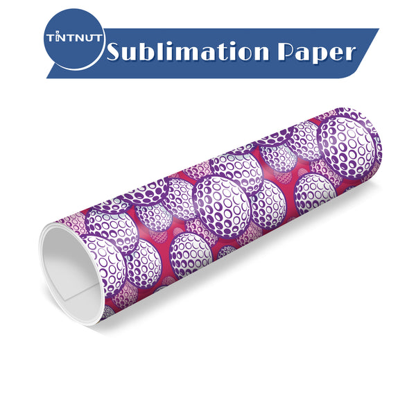 Tintnut Golf Pattern Sublimation Transfer Paper,Sublimation Ink Transfer Sheets Compatible with ALL Machine and Easy to use Weed.