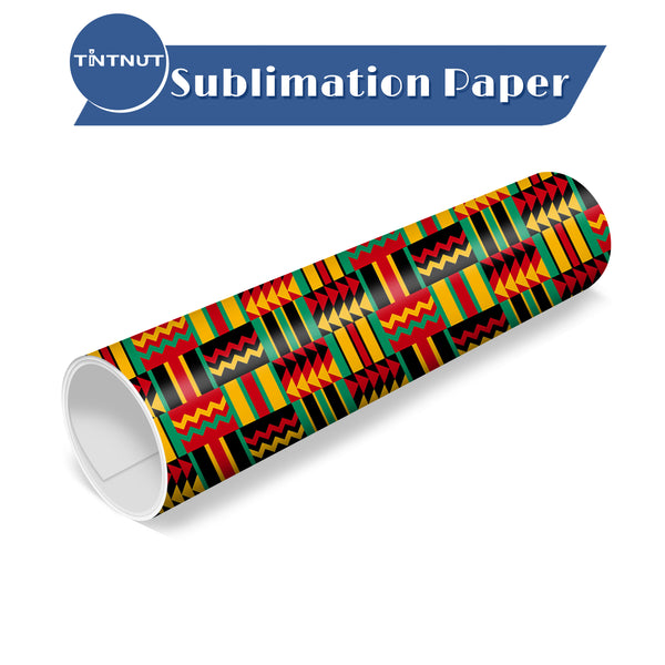 Tintnut African characteristic patterns Sublimation Transfer Paper,Sublimation Ink Transfer Sheets Compatible with ALL Machine and Easy to use Weed.
