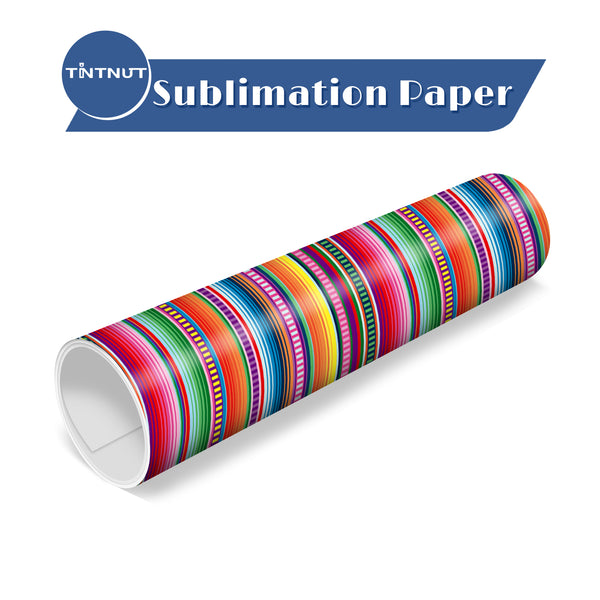 Tintnut Mexican Lines Sublimation Pattern Transfer Paper,Sublimation Transfer Sheets Compatible with ALL Machine and Easy to use Transfer.